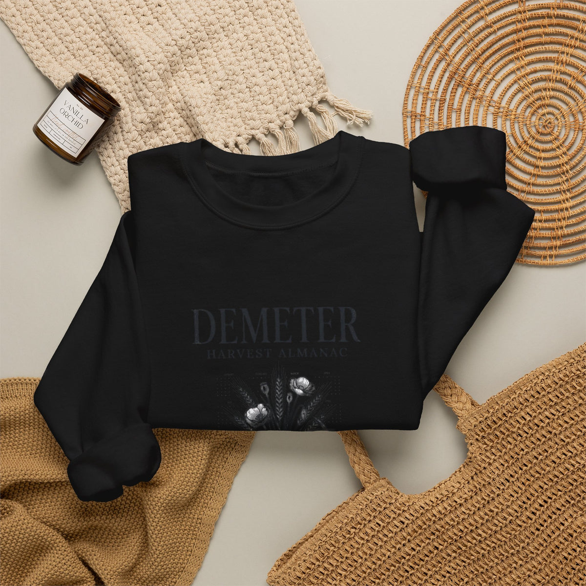 Demeter Harvest Almanac Sweatshirt | Greek Mythology, Mythcore