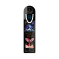 Valkyries Favorite Bakery Metal Bookmark — Fantasy Night Sky & Winged Rose Design