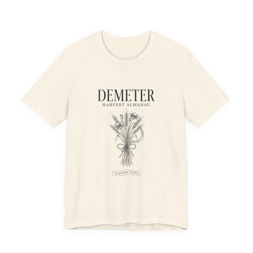Demeter Harvest Almanac T-Shirt | Greek Mythology, Mythcore