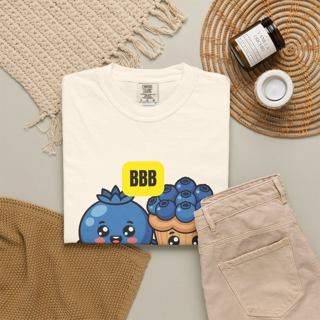 Blueberry’s Best Buddy T-Shirt — Cute Blueberry & Muffin Graphic Tee