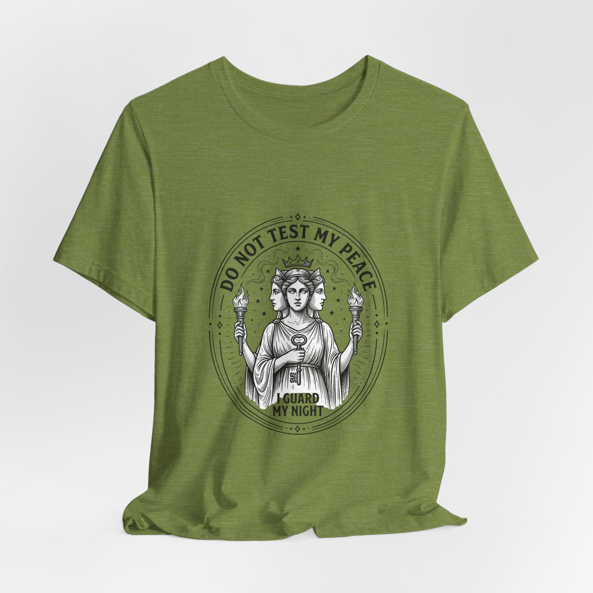 Do Not Test My Peace Guardian Illustration Tee | Greek Mythology, Mythcore