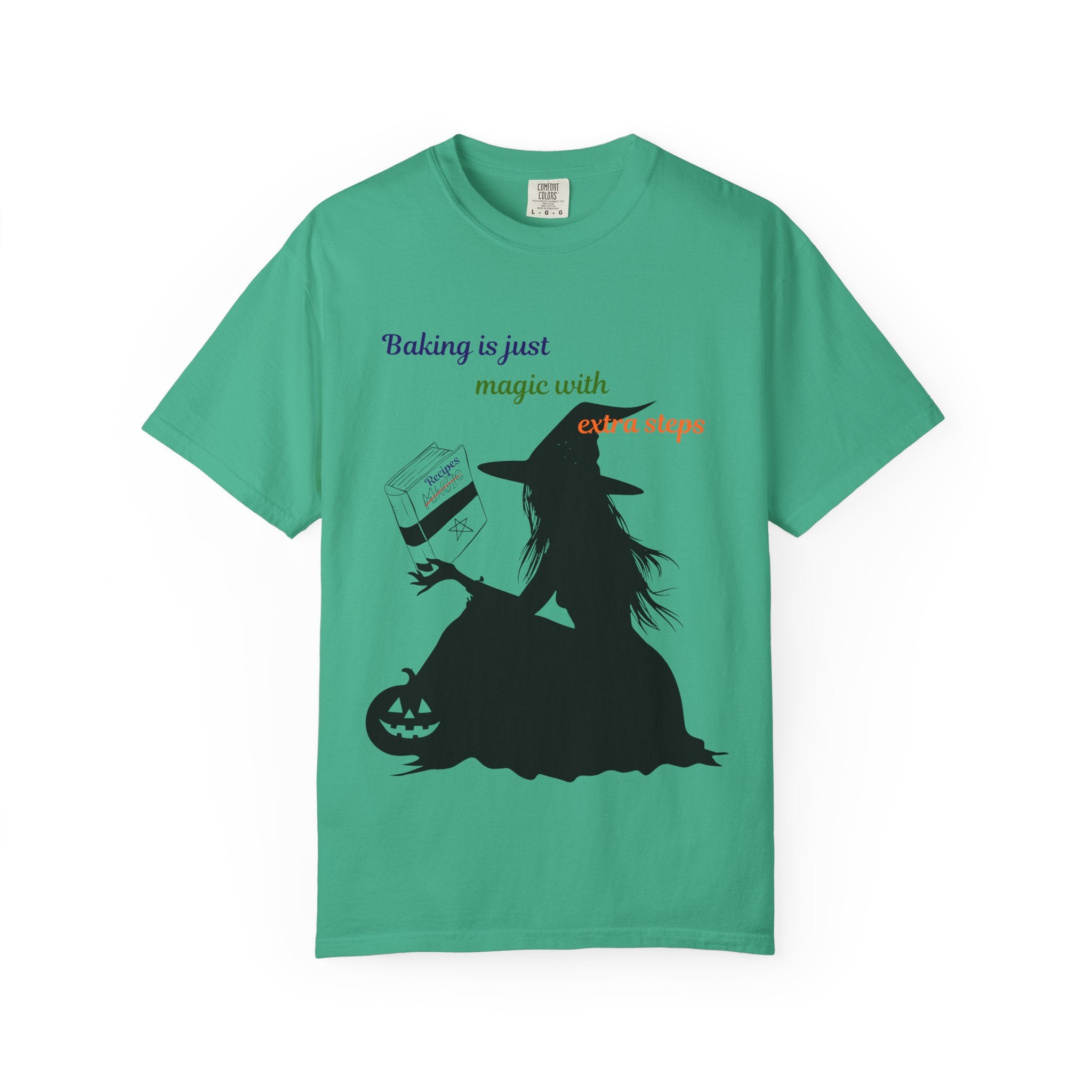 Witch Baker T-Shirt — "Baking is just magic with a step" Halloween Graphic Tee