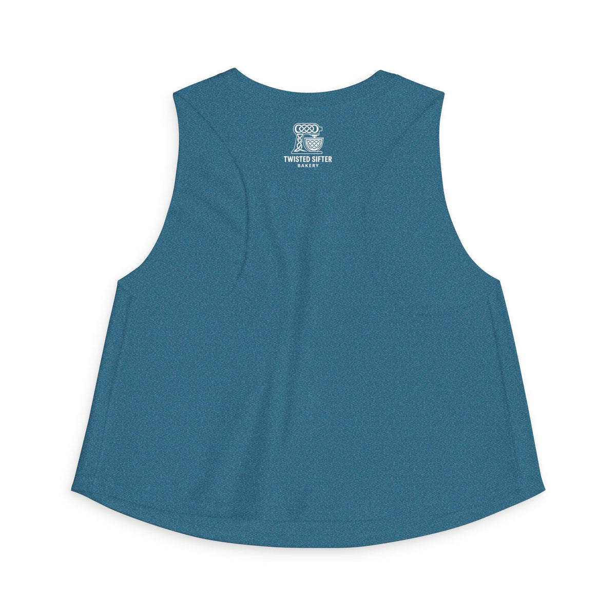 Women's Crop Top — Retro Roller Derby Graphic Tank ("Skater Dolls" Pink Moon)