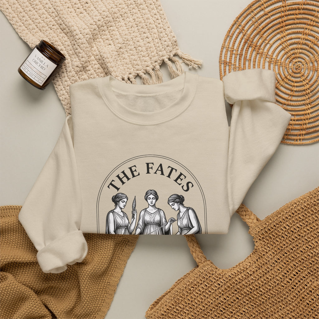 The Fates Greek Mythology Crewneck Sweatshirt | Mythcore Dark Academia