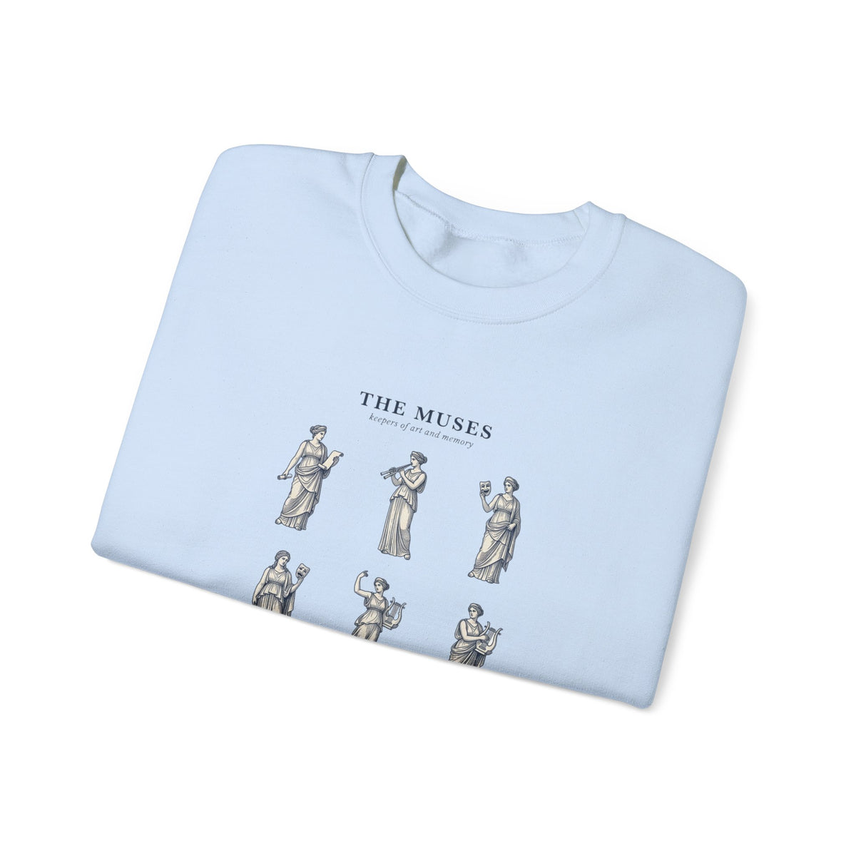 The Muses crewneck sweatshirt | Greek mythology, mythcore, classical art