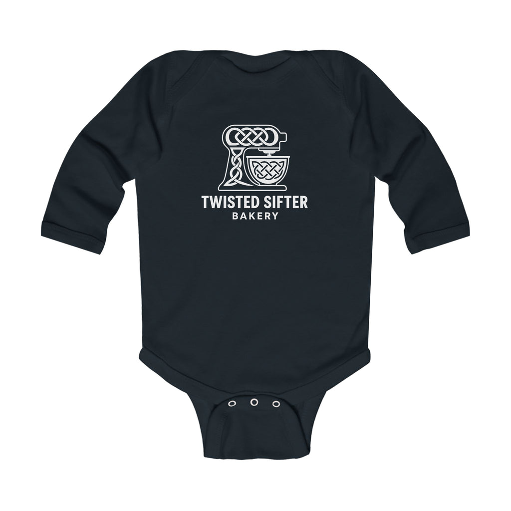 Infant Bodysuit — "Twisted Sifter Bakery" Logo Front, "Made From Scratch" Back