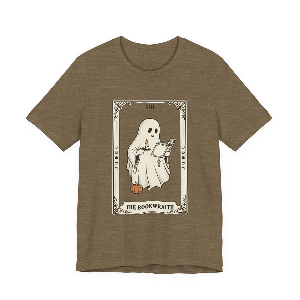 Bookwraith Ghost Reading Tee | Spooky Reader, Halloween Bookish