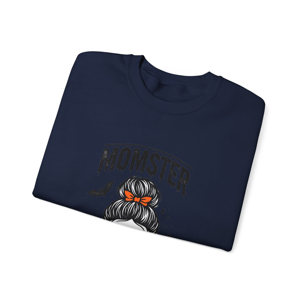 Momster Skull Mom Crewneck Sweatshirt | Halloween mom, bats, spooky season