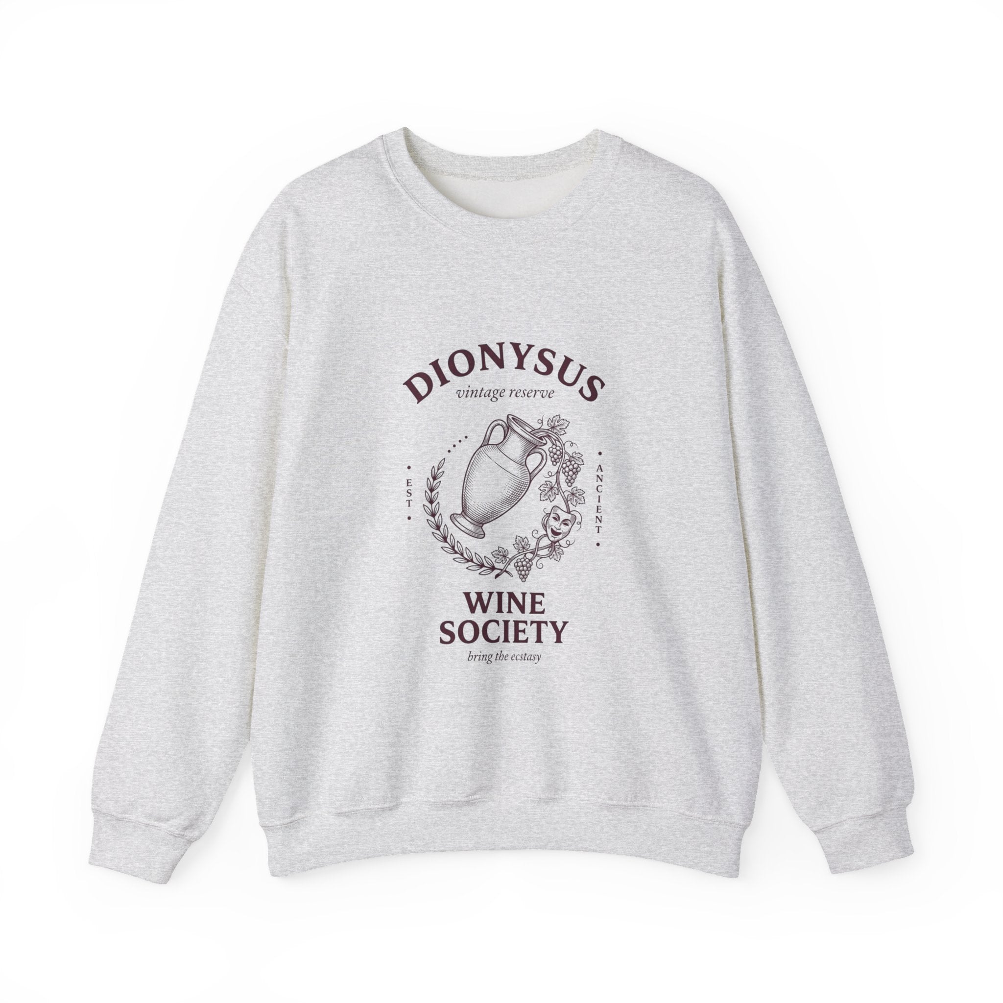 Dionysus Wine Society Crewneck Sweatshirt | Greek Mythology, Mythcore
