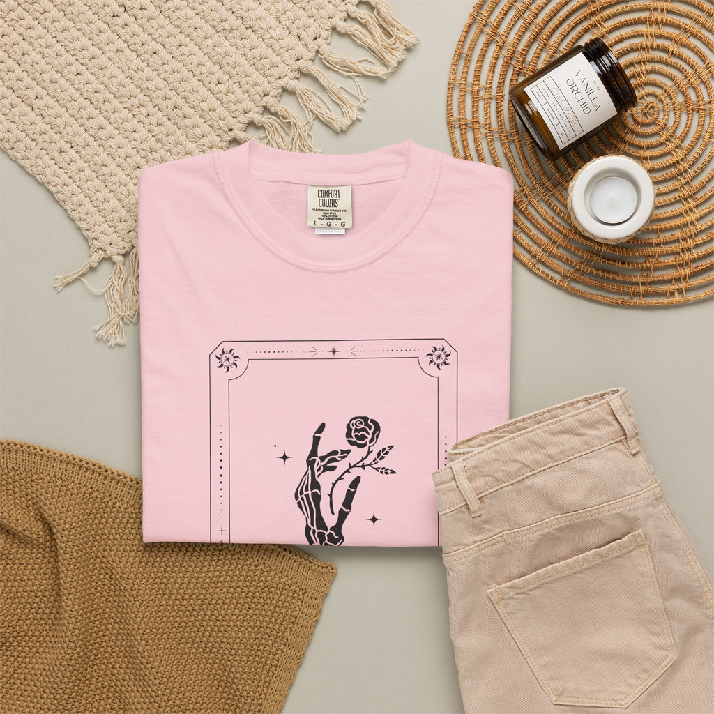 Tarot Skeleton Tee — The Chariot Illustration Graphic T-Shirt