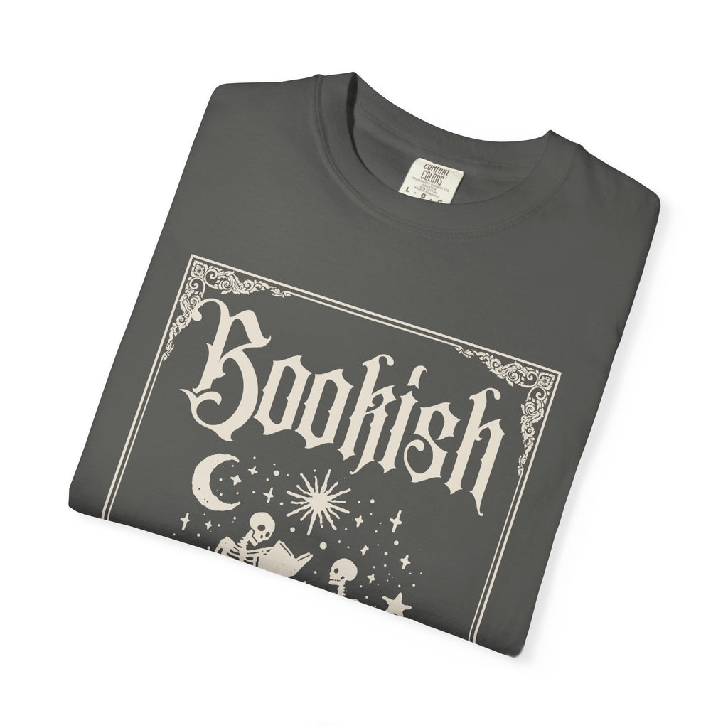 Bookish Skeletons T-Shirt — Vintage Gothic 'Bookish' Graphic Tee