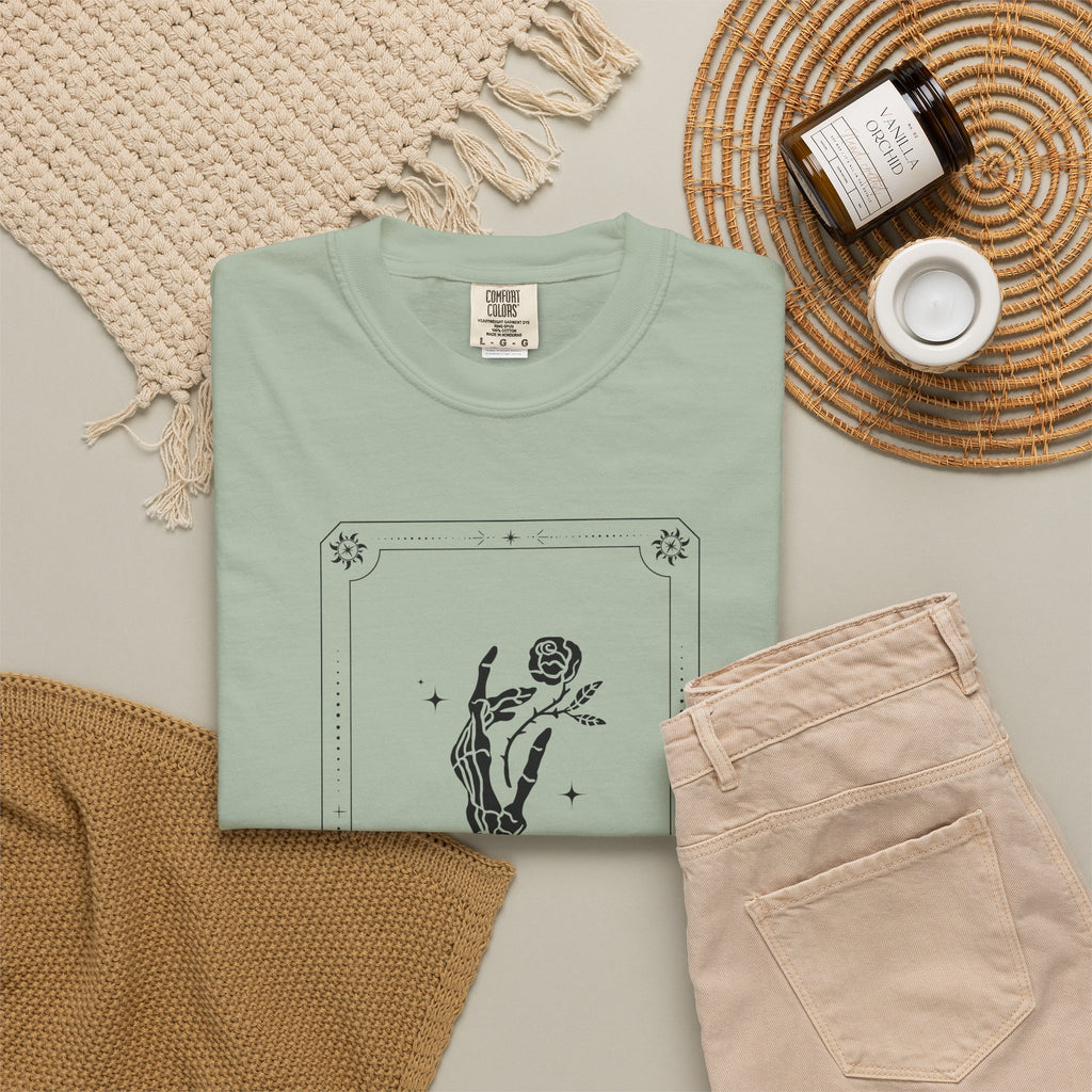 Tarot Skeleton Tee — The Chariot Illustration Graphic T-Shirt