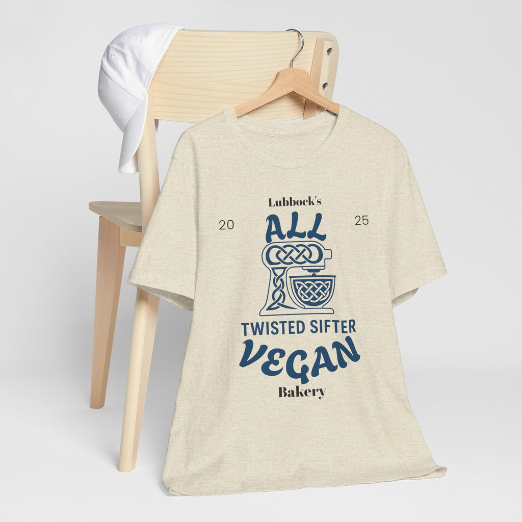 Twisted Sifter Bakery Logo Tee — Minimal Artisan Bakery T-Shirt