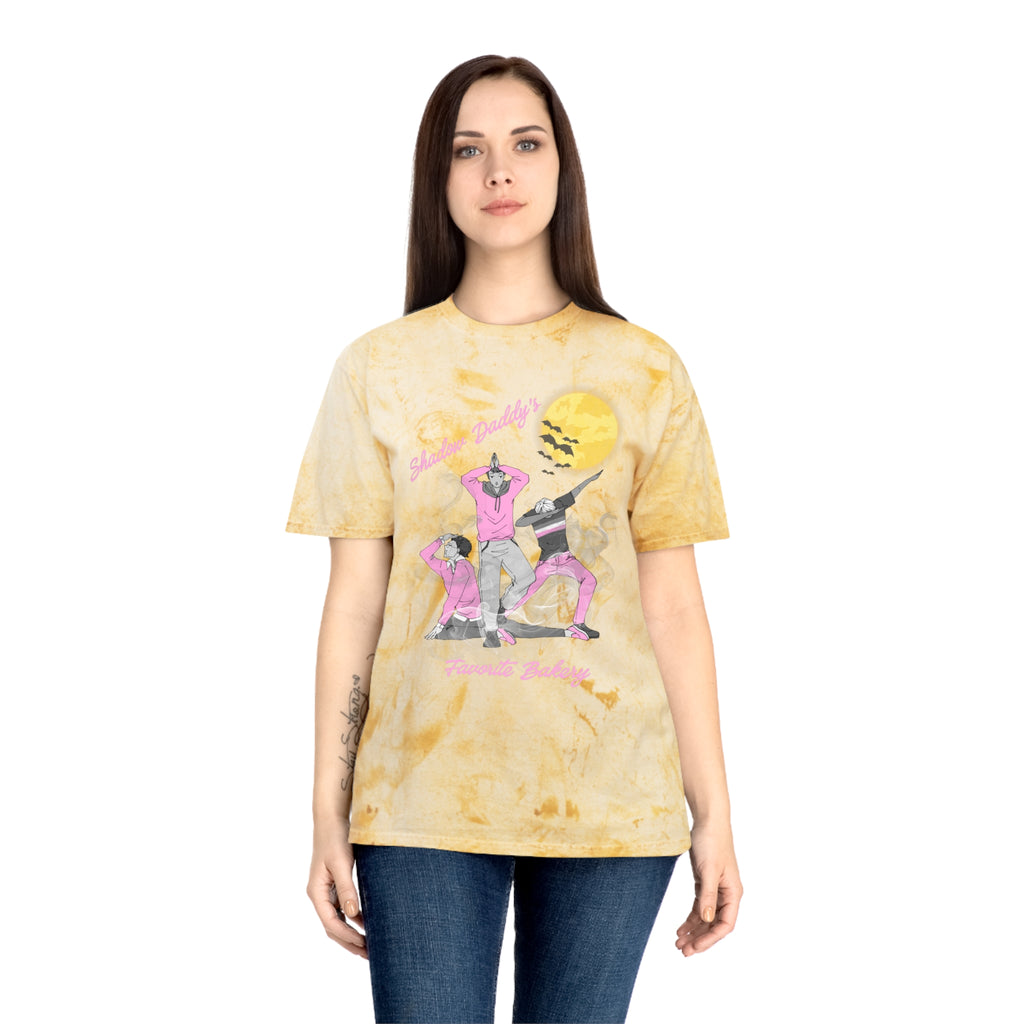 Retro Dance Crew Tie-Dye Tee — "Sweet Child" Graphic