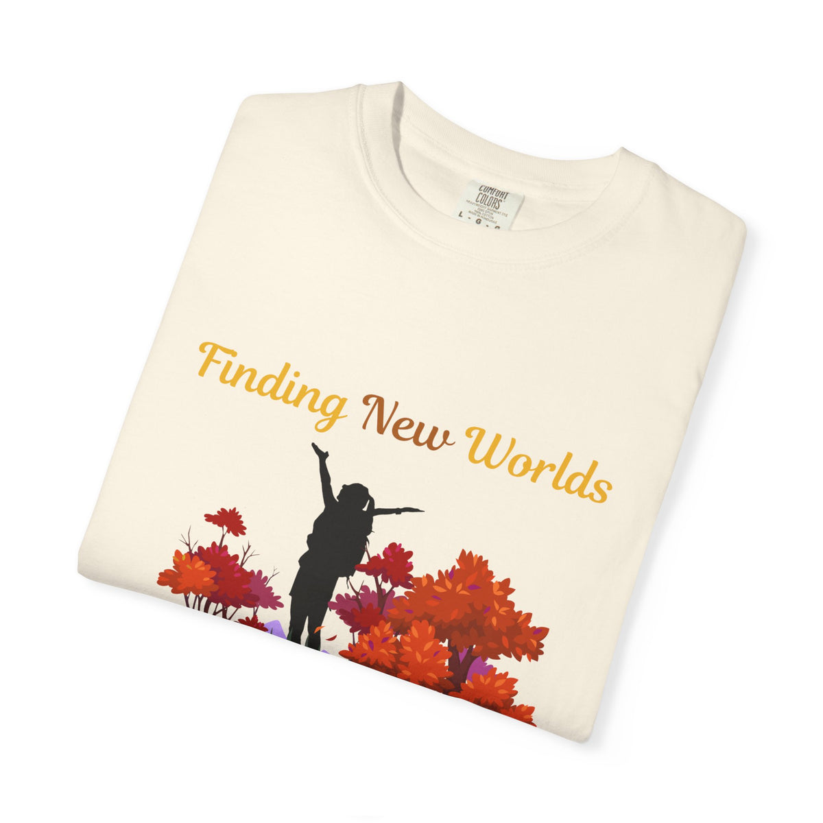 Book Lover T-Shirt — "Finding New Worlds One Chapter at a Time"