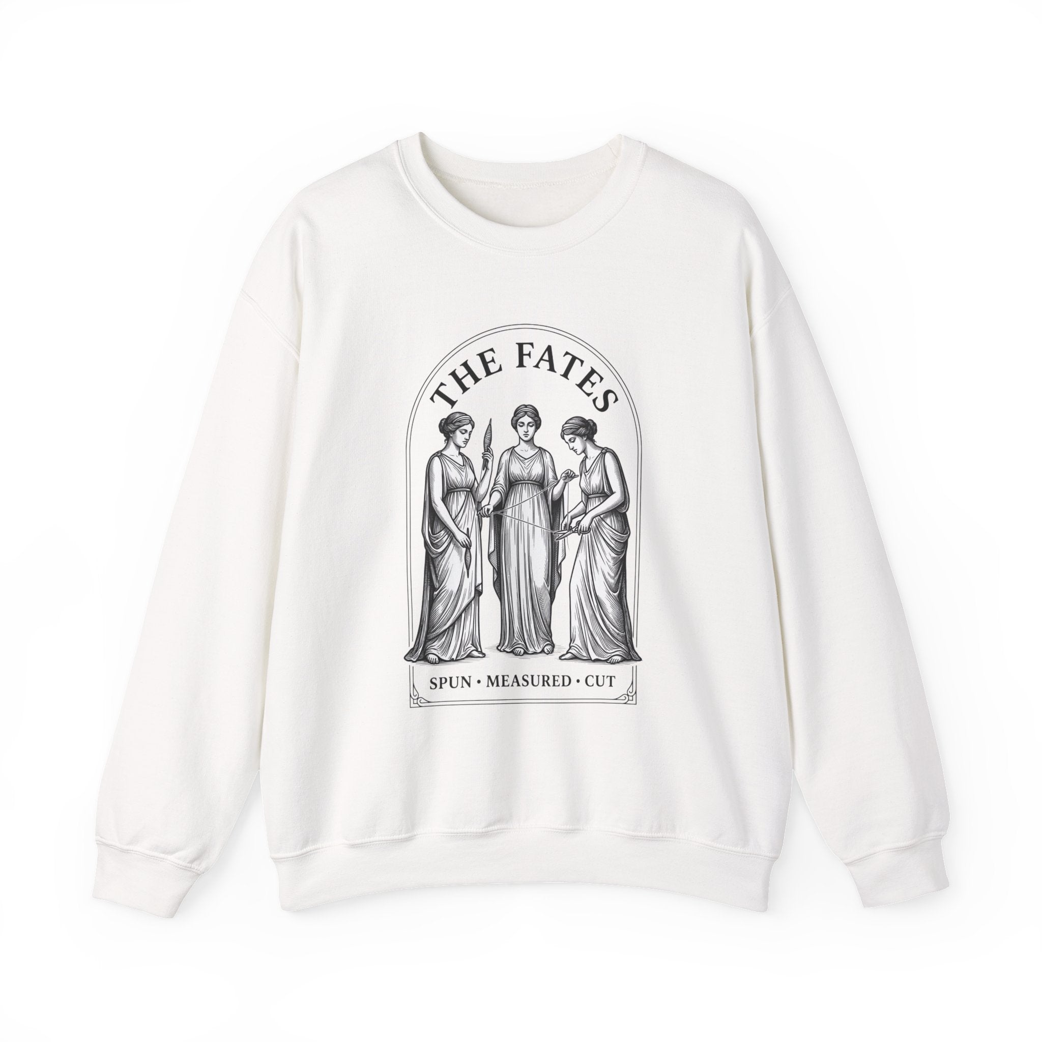 The Fates Greek Mythology Crewneck Sweatshirt | Mythcore Dark Academia
