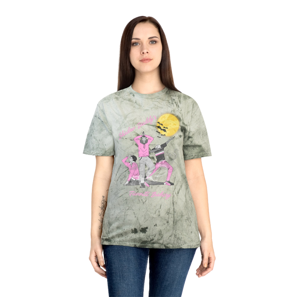 Retro Dance Crew Tie-Dye Tee — "Sweet Child" Graphic