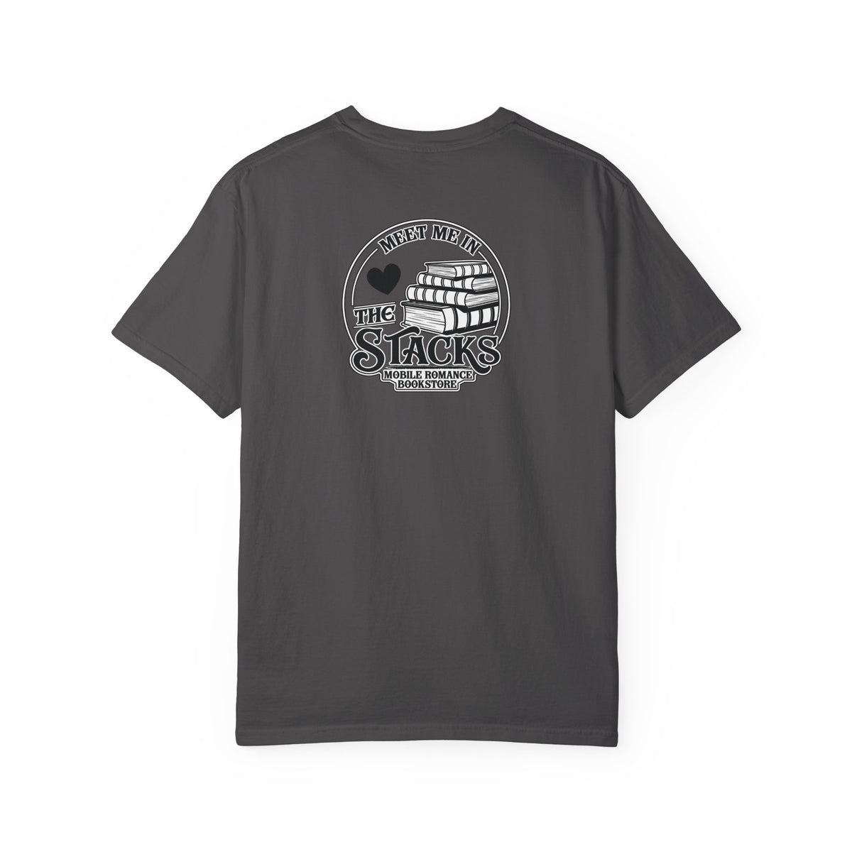 Book Lover T-Shirt — “Meet Me in the Stacks” Library Graphic Tee