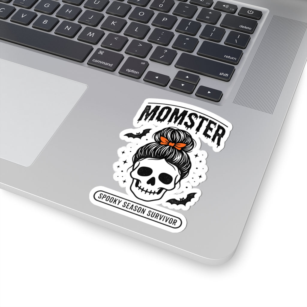Momster Skull Mom Sticker | Halloween Momster, Spooky Season Decal