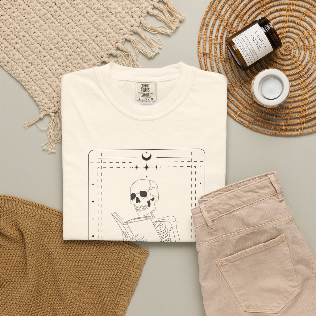 Book Lover T-Shirt — “Meet Me in the Stacks” Library Graphic Tee