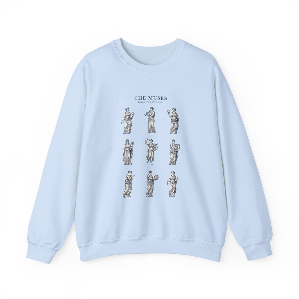 The Muses crewneck sweatshirt | Greek mythology, mythcore, classical art