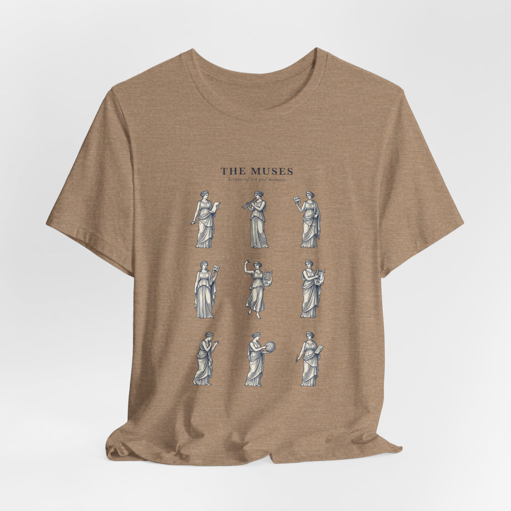 The Muses Tee | Greek Mythology, Mythcore Classic Art