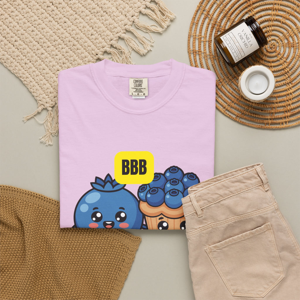 Blueberry’s Best Buddy T-Shirt — Cute Blueberry & Muffin Graphic Tee