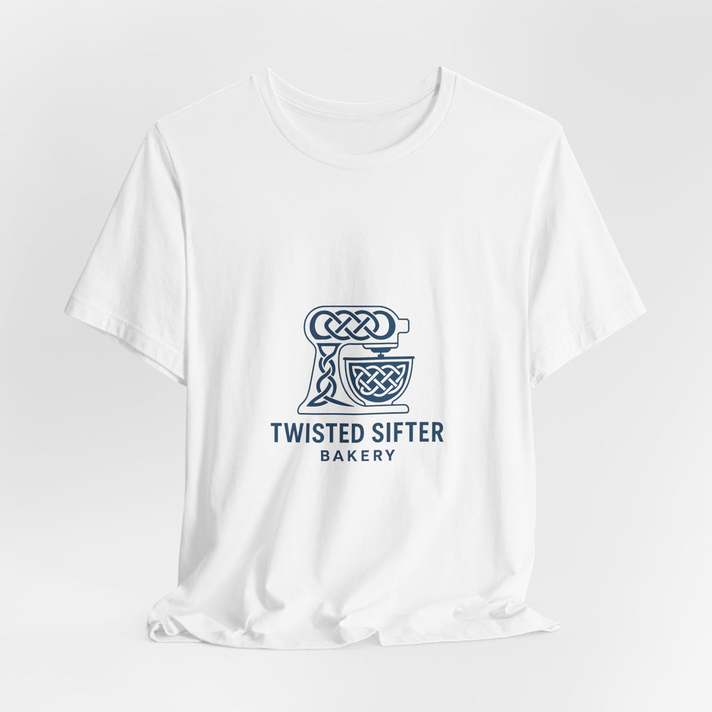 Twisted Sifter Bakery Logo Tee — Minimal Artisan Bakery T-Shirt