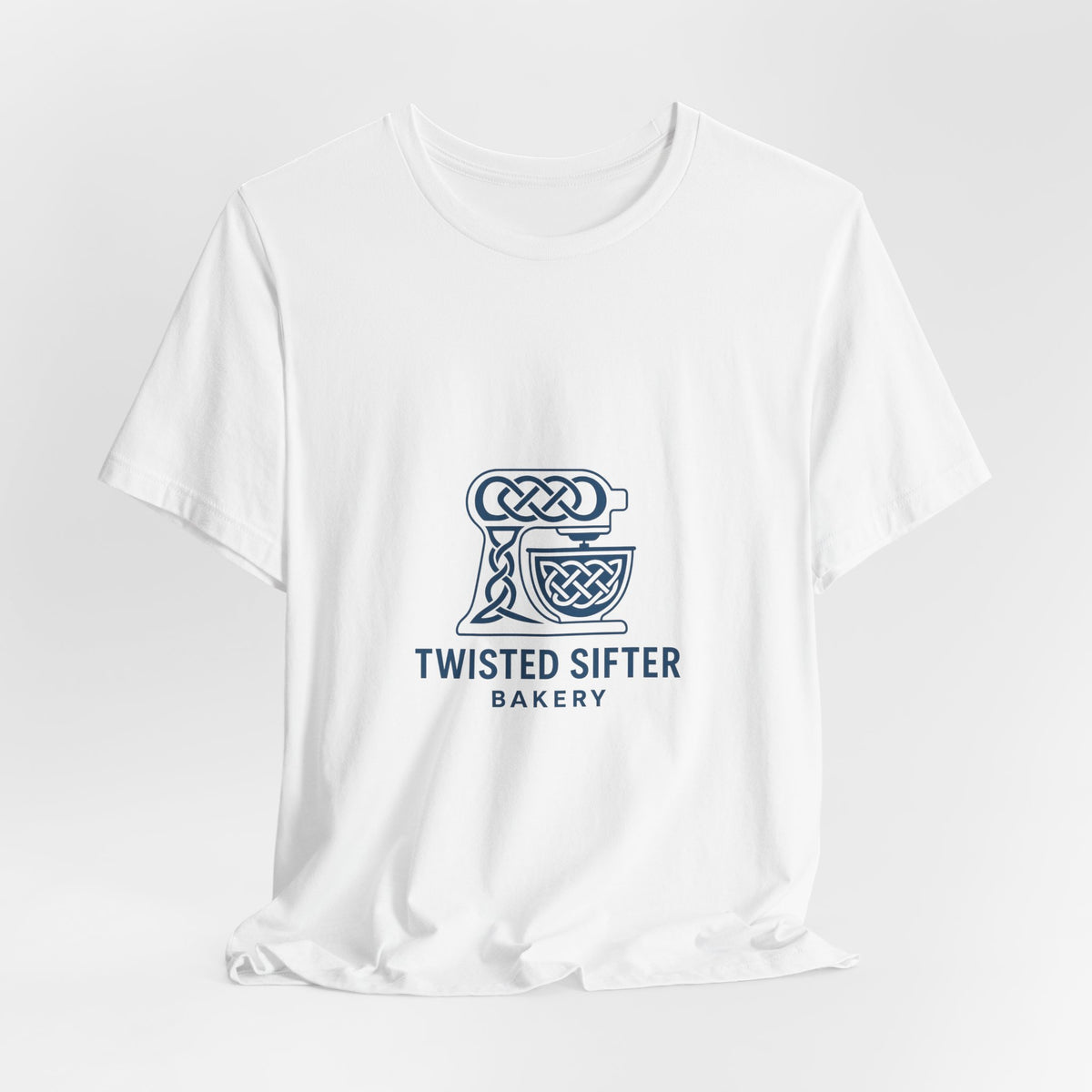 Twisted Sifter Bakery Logo Tee — Minimal Artisan Bakery T-Shirt