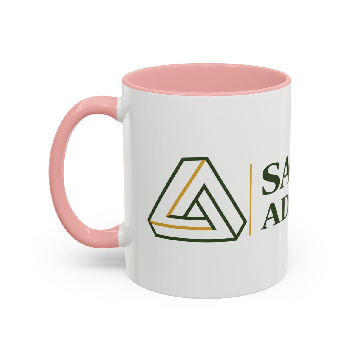 Sagefolio Advisors Logo Accent Coffee Mug — Branded Business Mug (11/15oz)