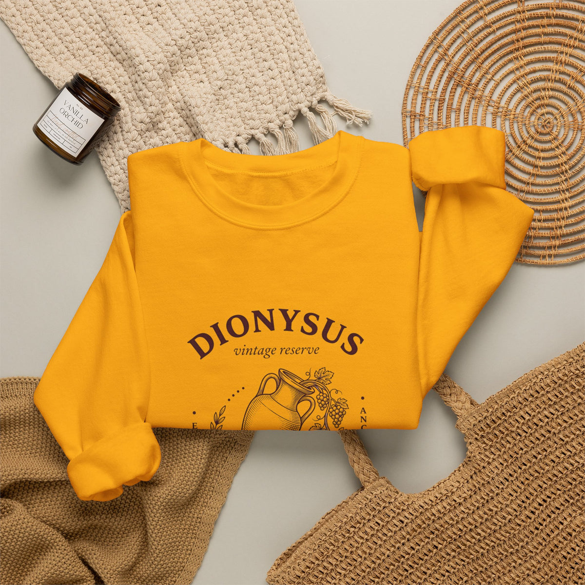Dionysus Wine Society Crewneck Sweatshirt | Greek Mythology, Mythcore