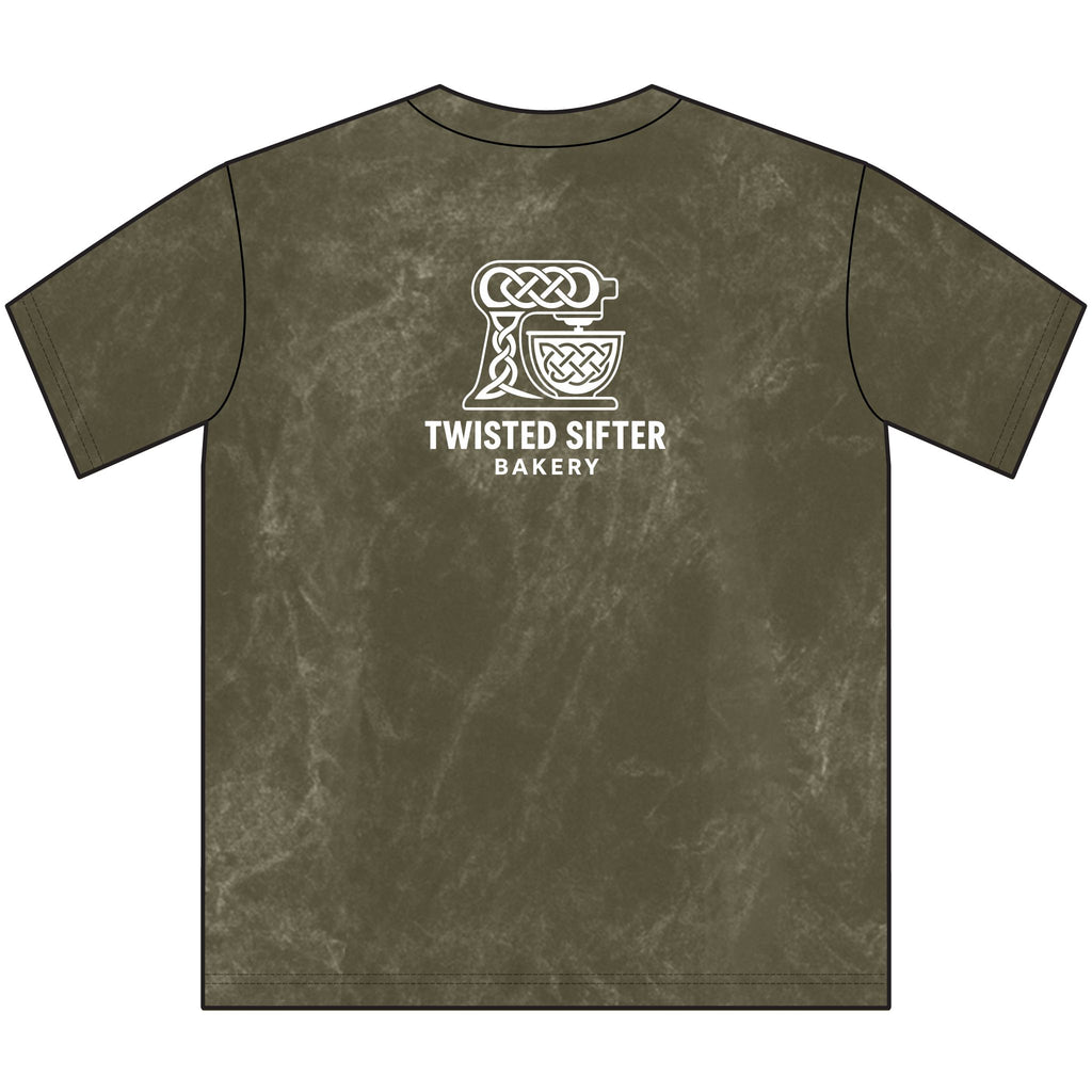 Vintage Bakery Crewneck Tee — “Shadow Daddy’s Favorite Bakery” Retro Graphic T-Shirt