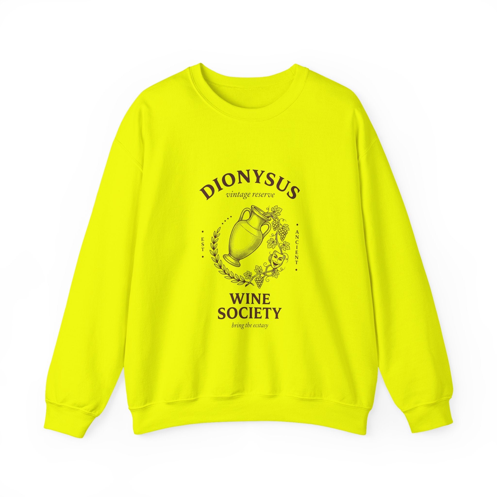 Dionysus Wine Society Crewneck Sweatshirt | Greek Mythology, Mythcore