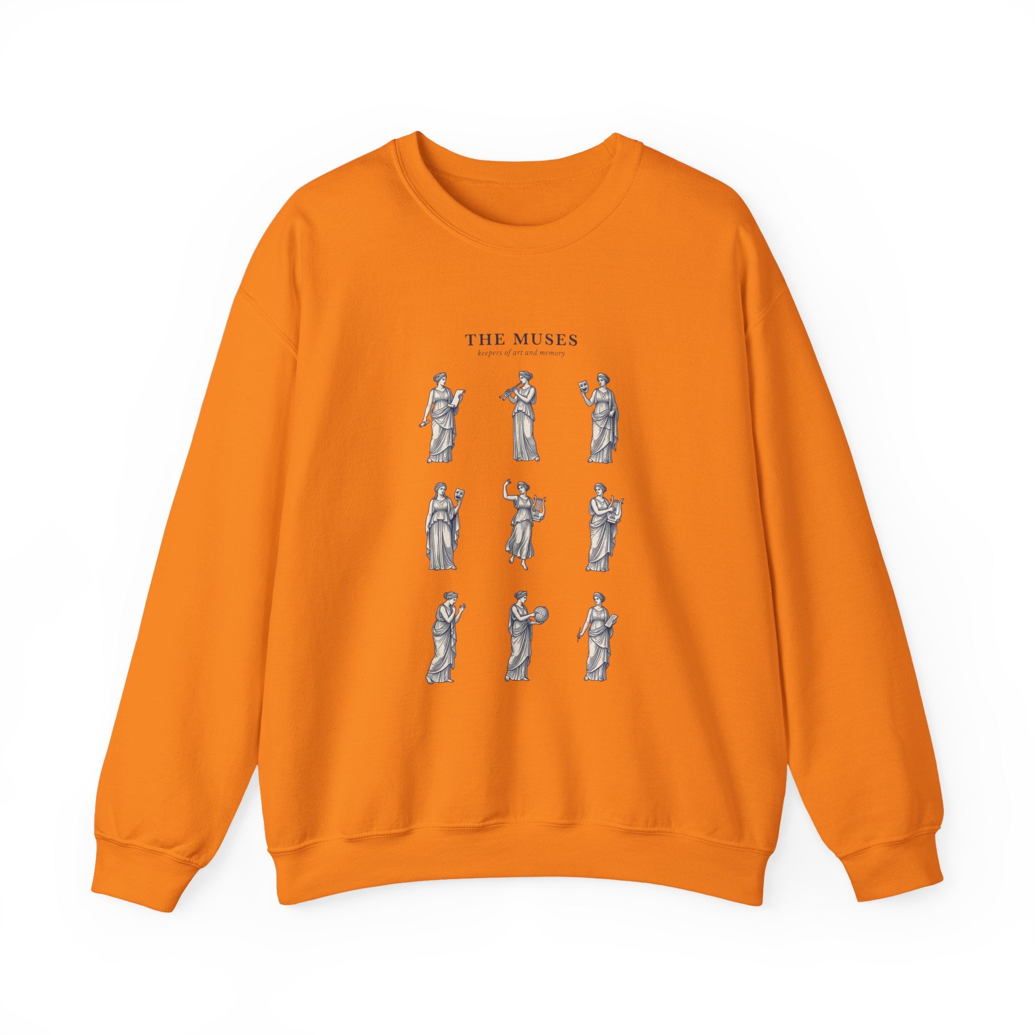 The Muses crewneck sweatshirt | Greek mythology, mythcore, classical art