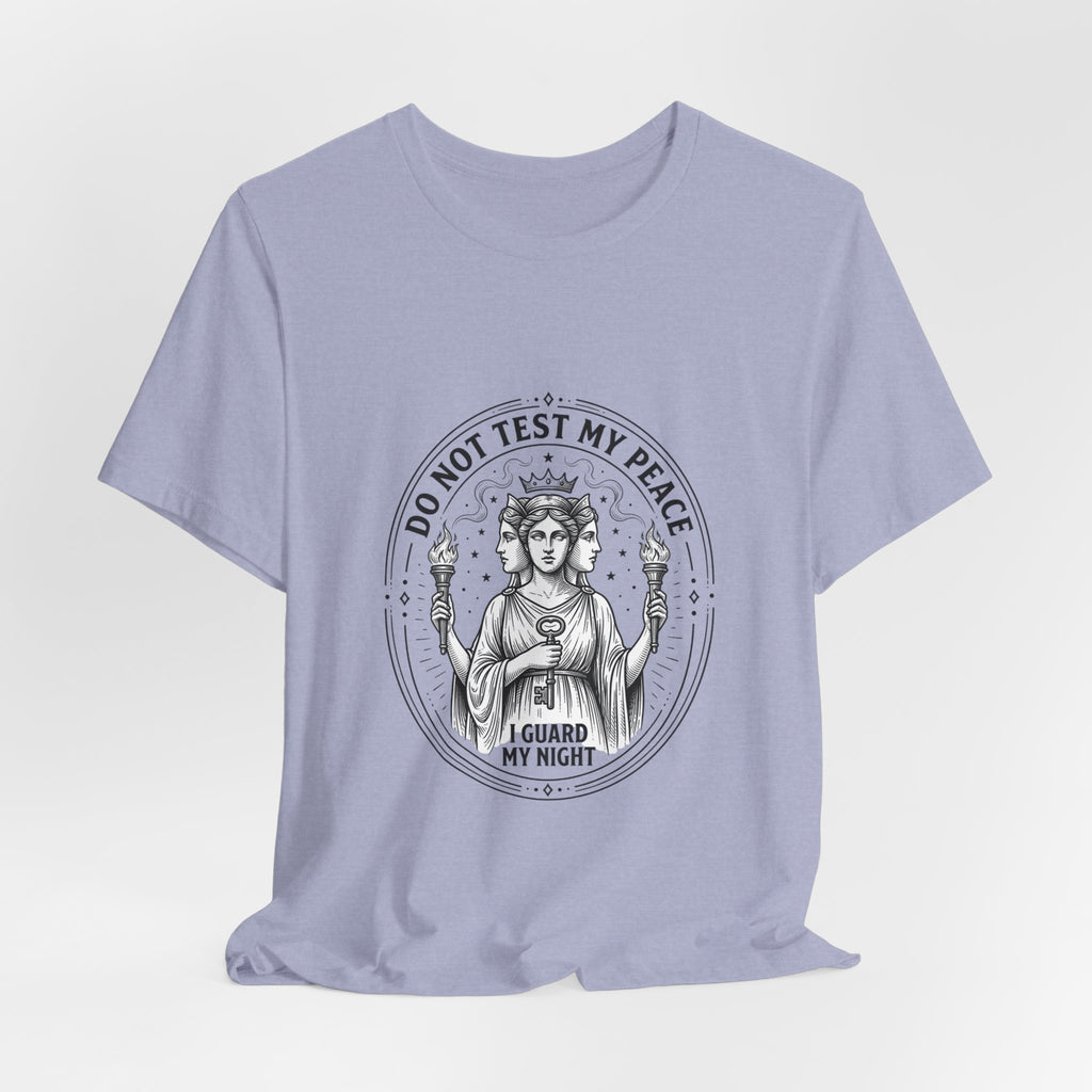 Do Not Test My Peace Guardian Illustration Tee | Greek Mythology, Mythcore