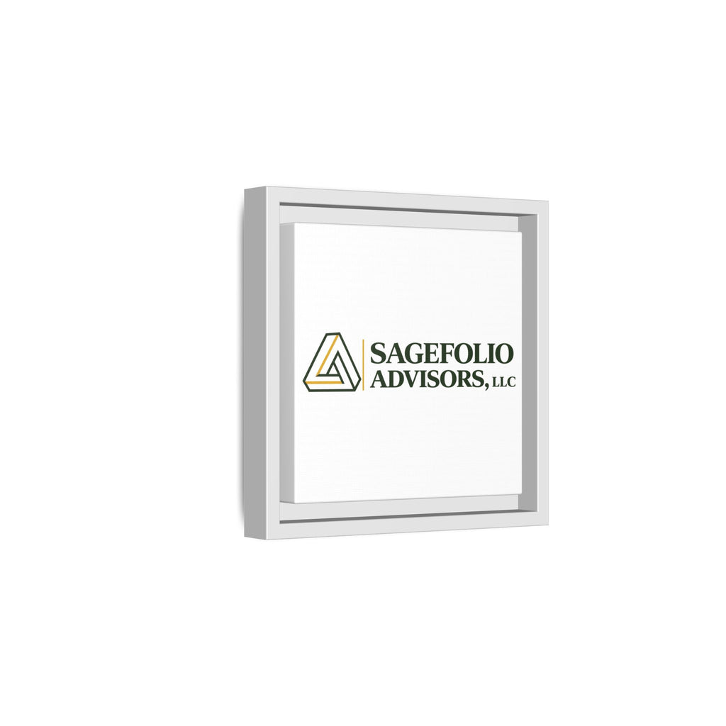 Framed Matte Canvas Wall Art — Sagefolio Advisors Logo