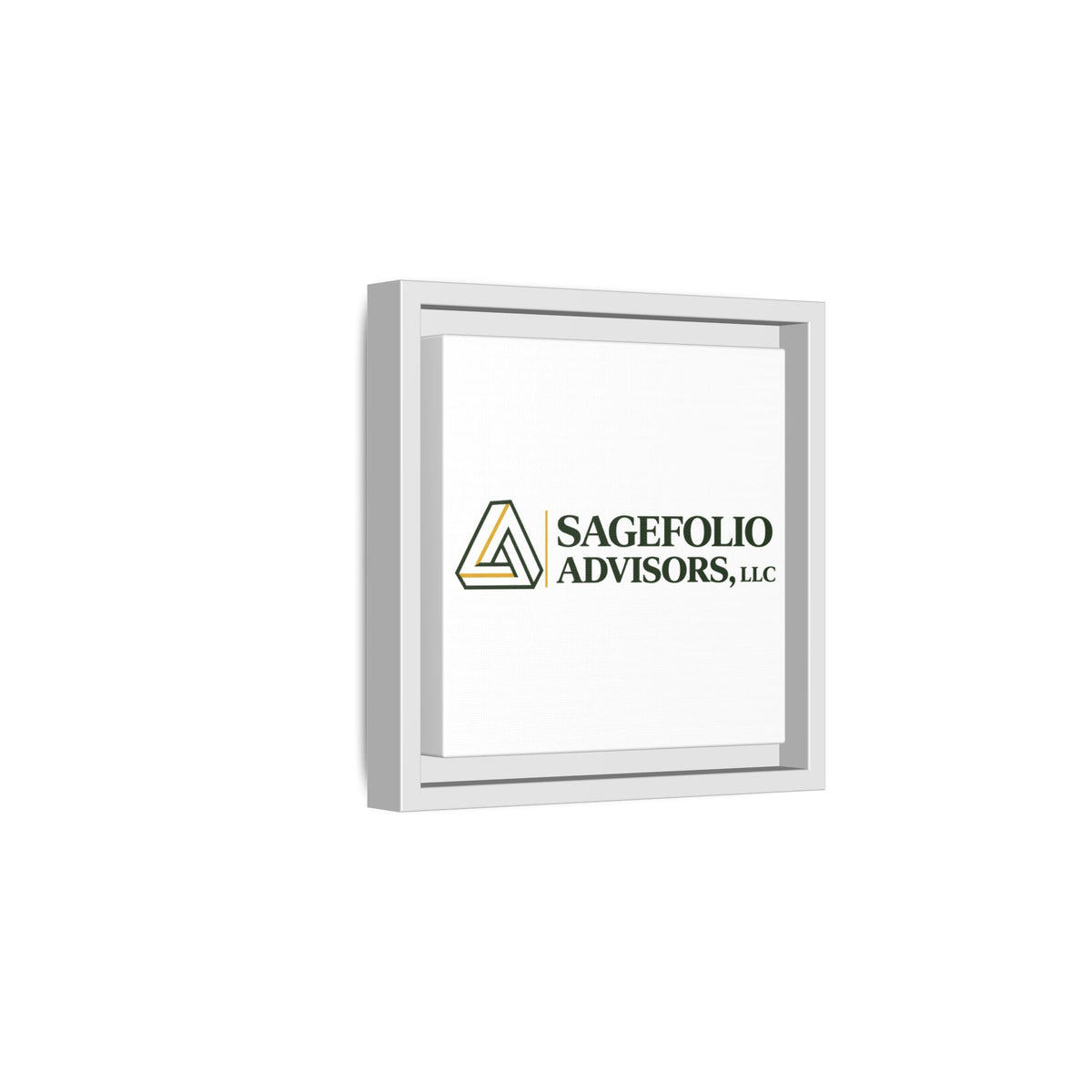 Framed Matte Canvas Wall Art — Sagefolio Advisors Logo
