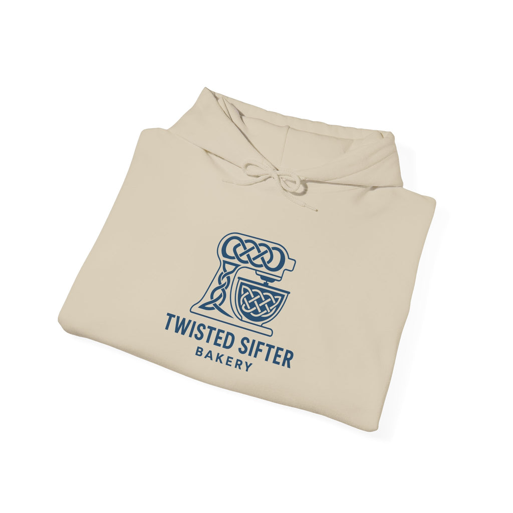 Bakery Logo Hoodie — "Twisted Sifter Bakery" Pullover