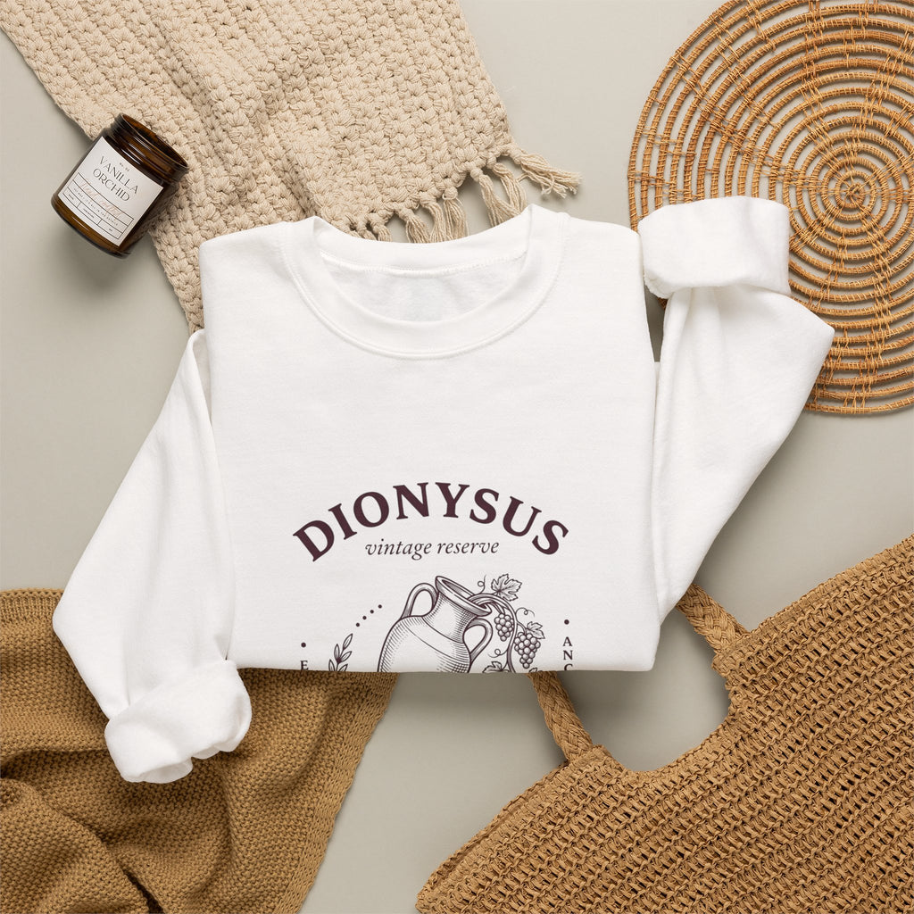 Dionysus Wine Society Crewneck Sweatshirt | Greek Mythology, Mythcore
