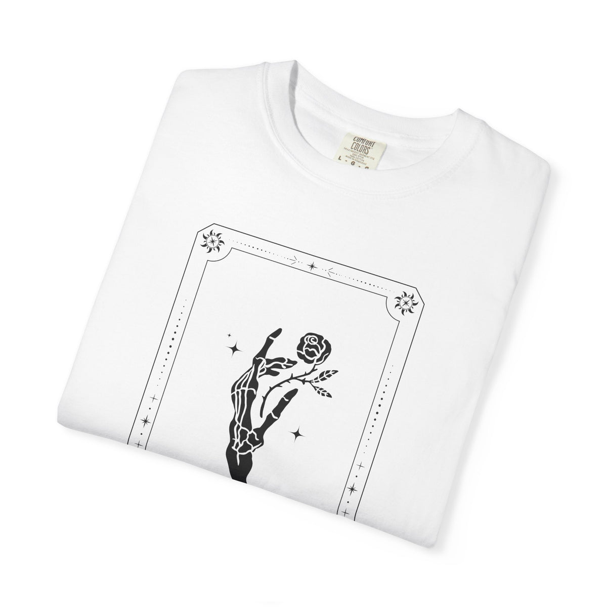 Tarot Skeleton Tee — The Chariot Illustration Graphic T-Shirt