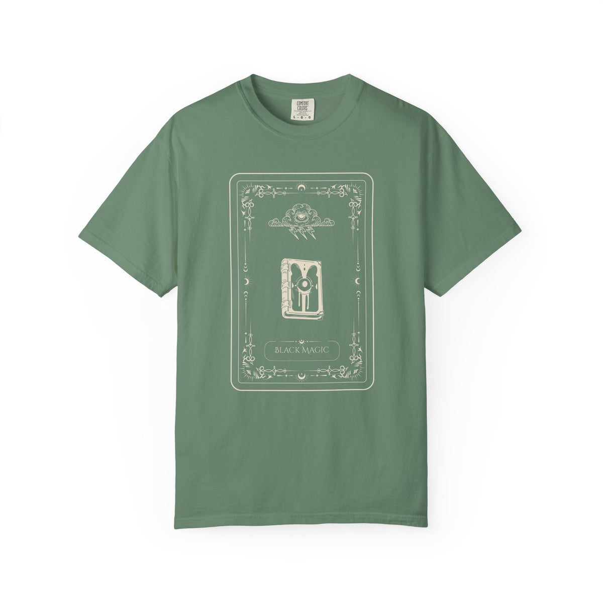 Tarot Bunny Illustration T-Shirt — 'Hold My Hand' Minimal Graphic Tee