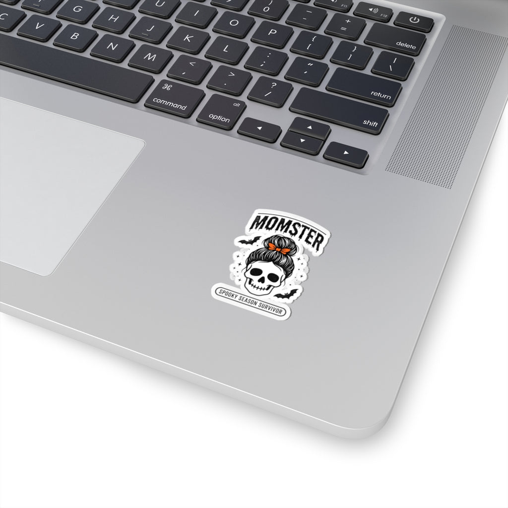 Momster Skull Mom Sticker | Halloween Momster, Spooky Season Decal
