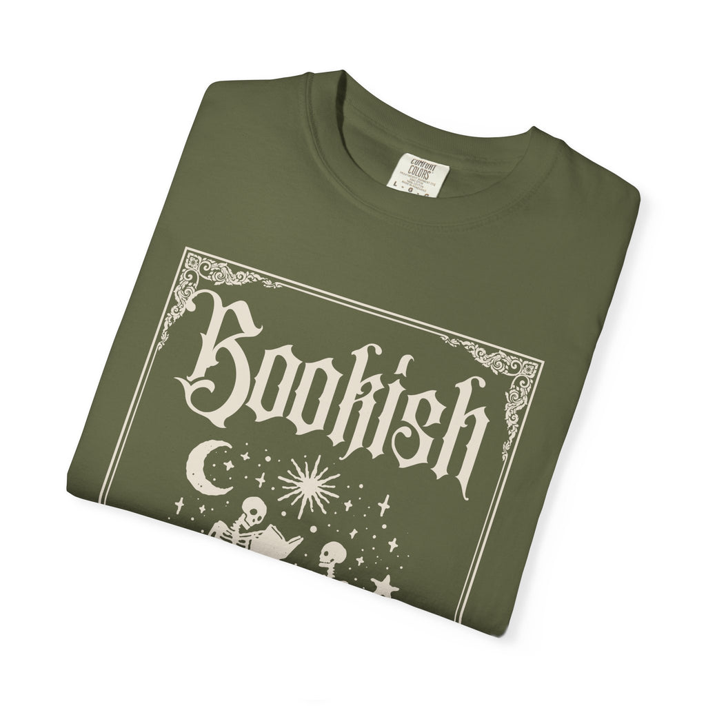 Bookish Skeletons T-Shirt — Vintage Gothic 'Bookish' Graphic Tee