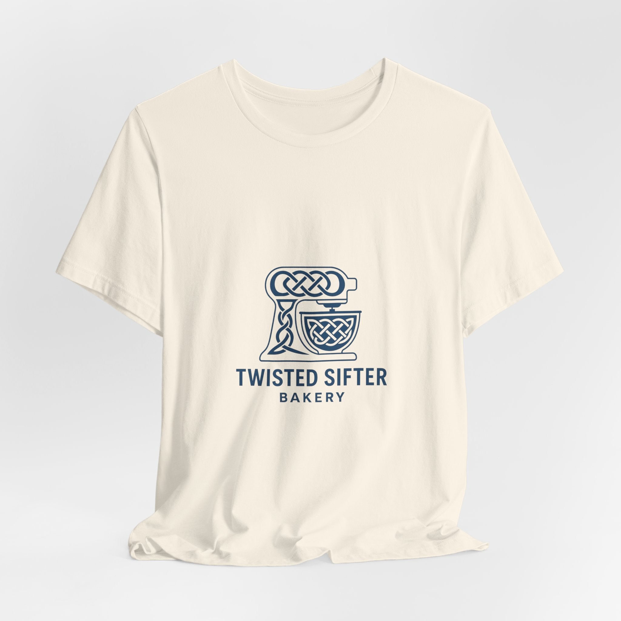 Twisted Sifter Bakery Logo Tee — Minimal Artisan Bakery T-Shirt