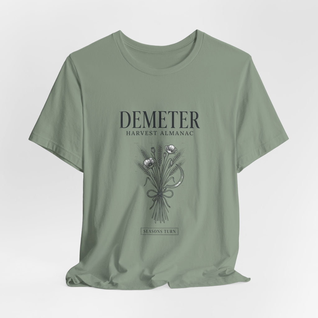 Demeter Harvest Almanac T-Shirt | Greek Mythology, Mythcore