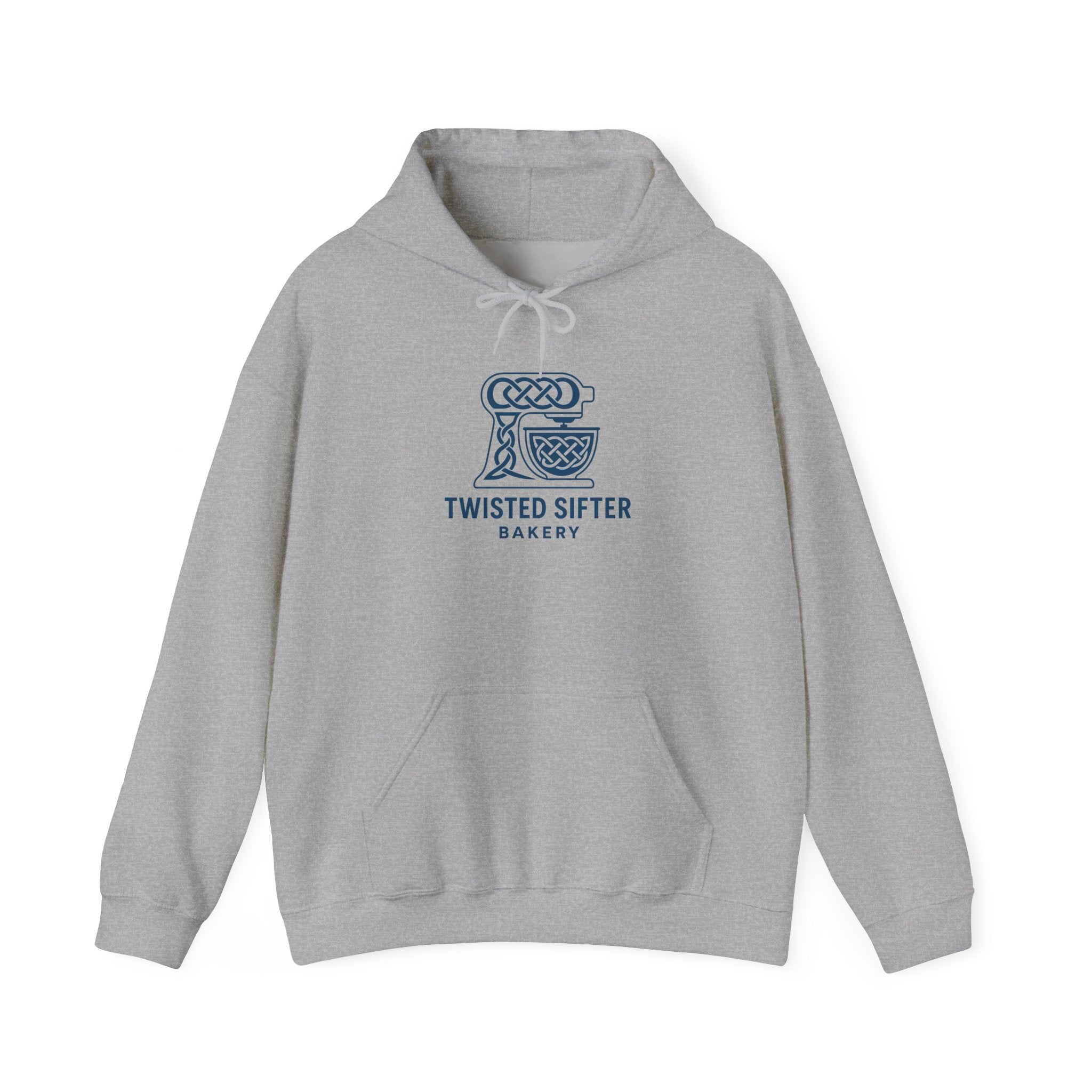 Bakery Logo Hoodie — "Twisted Sifter Bakery" Pullover