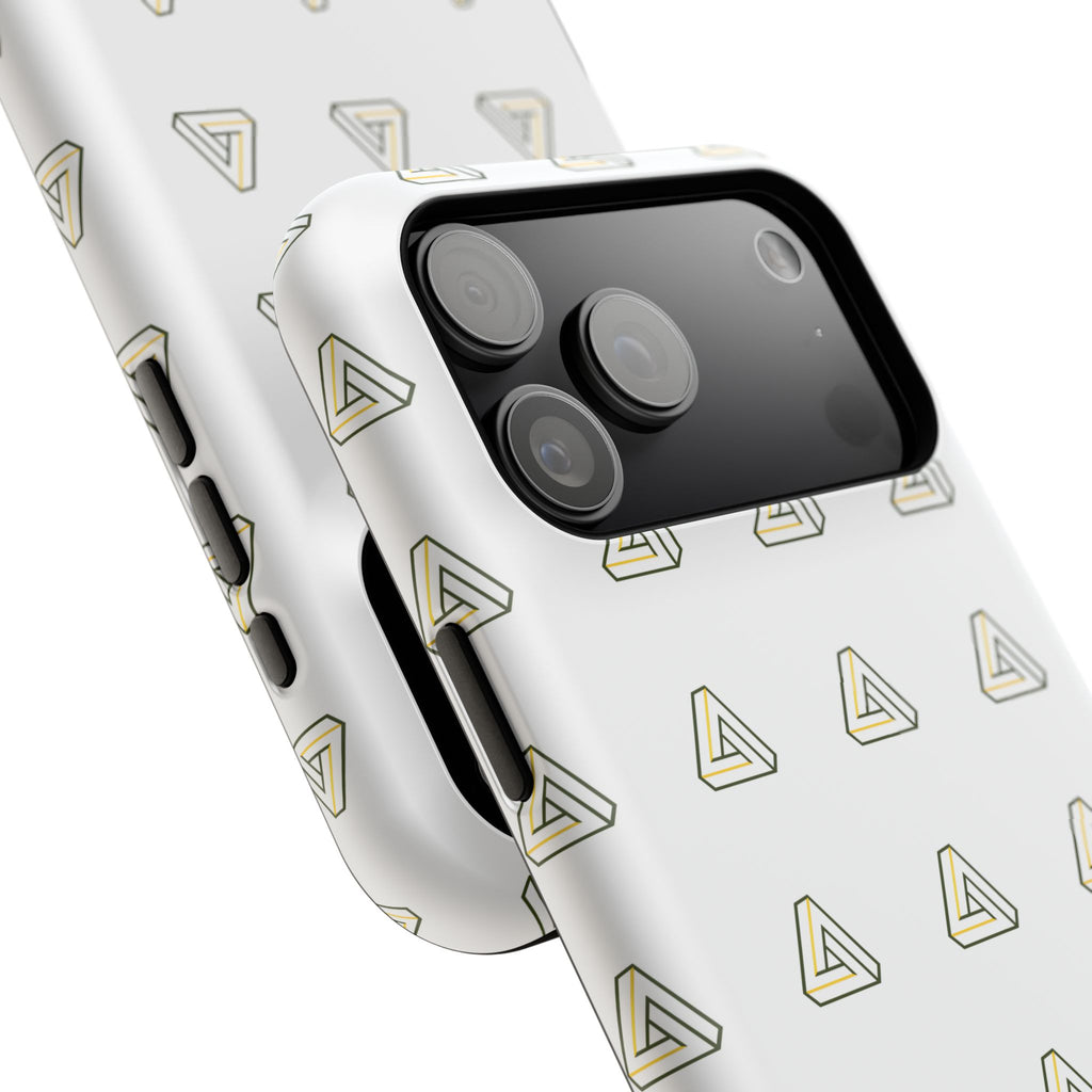 Magnetic Impact-Resistant Phone Case — Minimal Triangle Pattern