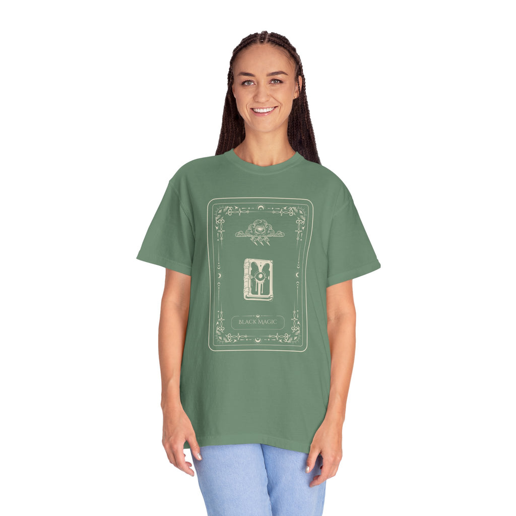 Tarot Bunny Illustration T-Shirt — 'Hold My Hand' Minimal Graphic Tee