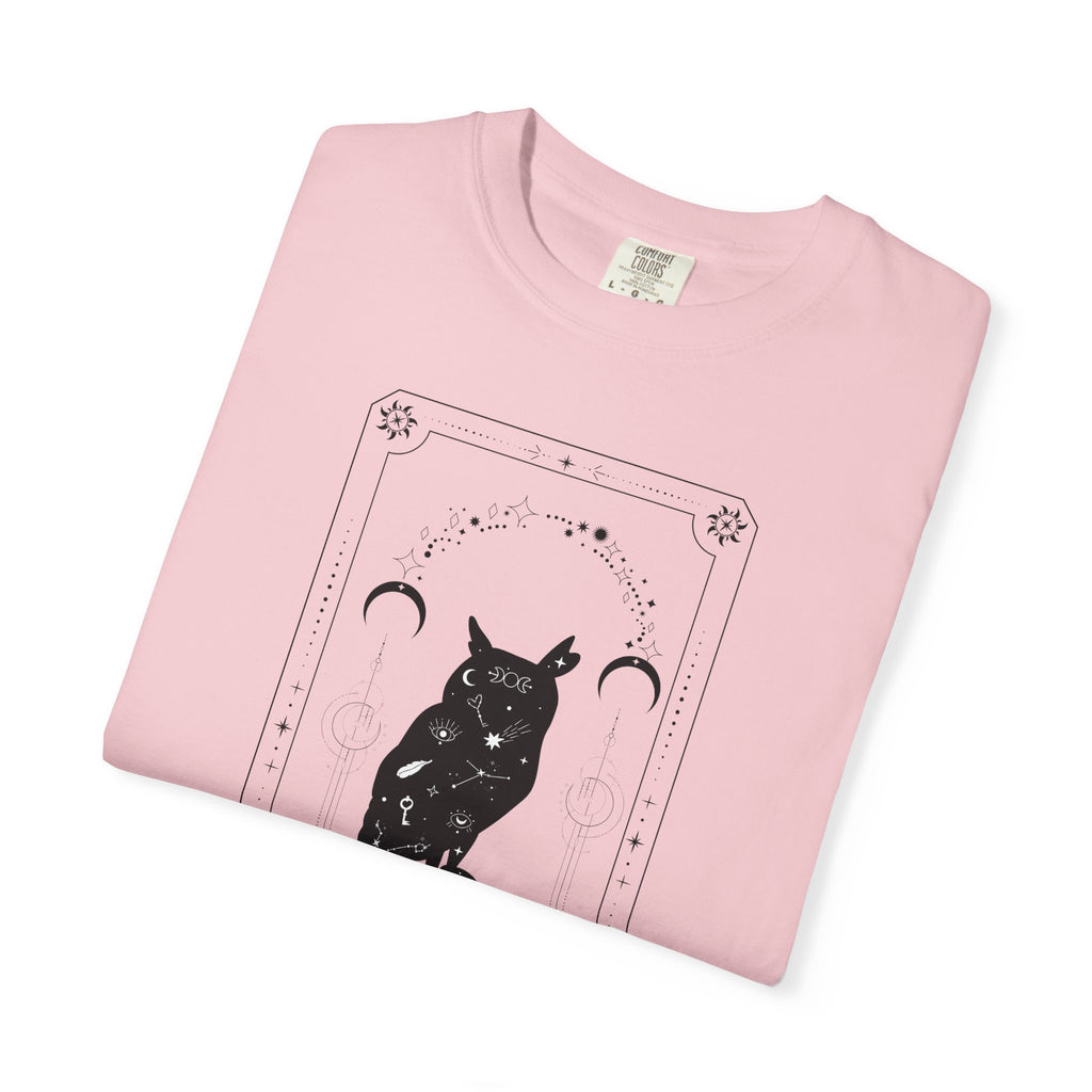 Tarot Owl T-Shirt — The Lunar Arc Mystical Graphic Tee