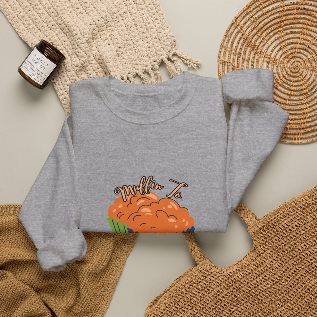 Pumpkin Muffin 'So Tired' Crewneck Sweatshirt